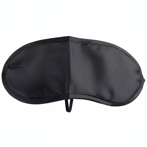 Großhandel schwarze Schlafmaske, ideal für Hotels und Annehmlichkeiten.