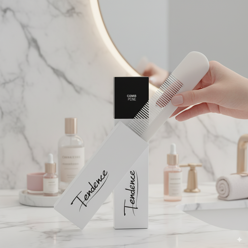 Praktischer und anspruchsvoller Hotelkamm für Annehmlichkeiten.