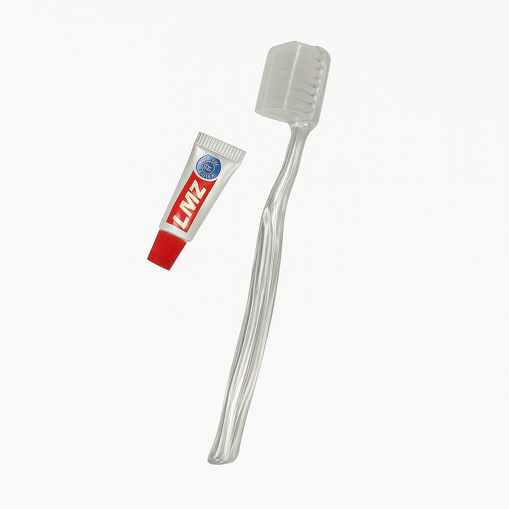 Hotel Dental Kit in elegantem Steinpapier-Umschlag