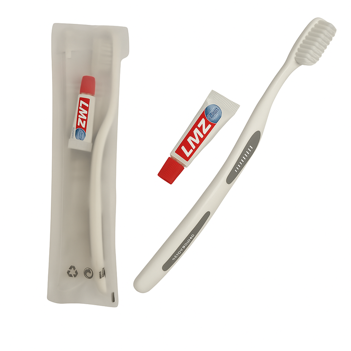 Set Dental Urban Concept Dental Kit für Hotels mit Einwegzahnbürste und Zahnpasta