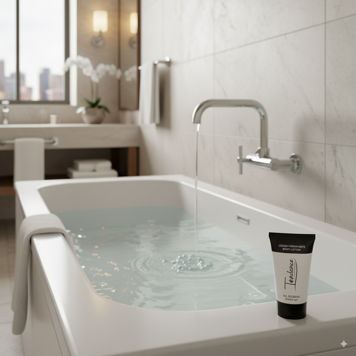 Feuchtigkeitscreme in der Tube für Hotels und Resorts, Format 30 ml.