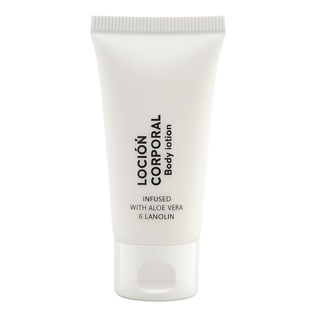 Warme Körperlotion Tube 20 ml für Hotels.