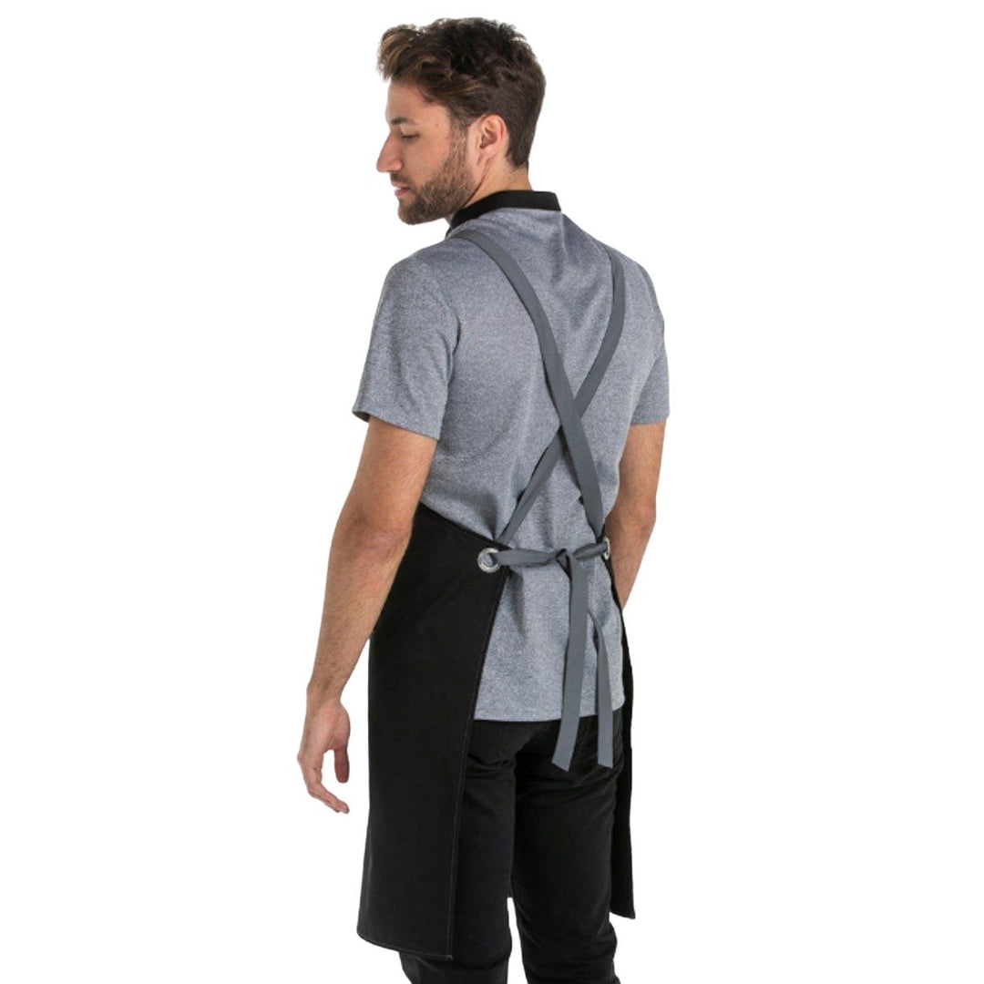 Professionelle Schürze mit verstärkten Taschen für das Hotel- und Gaststättengewerbe.