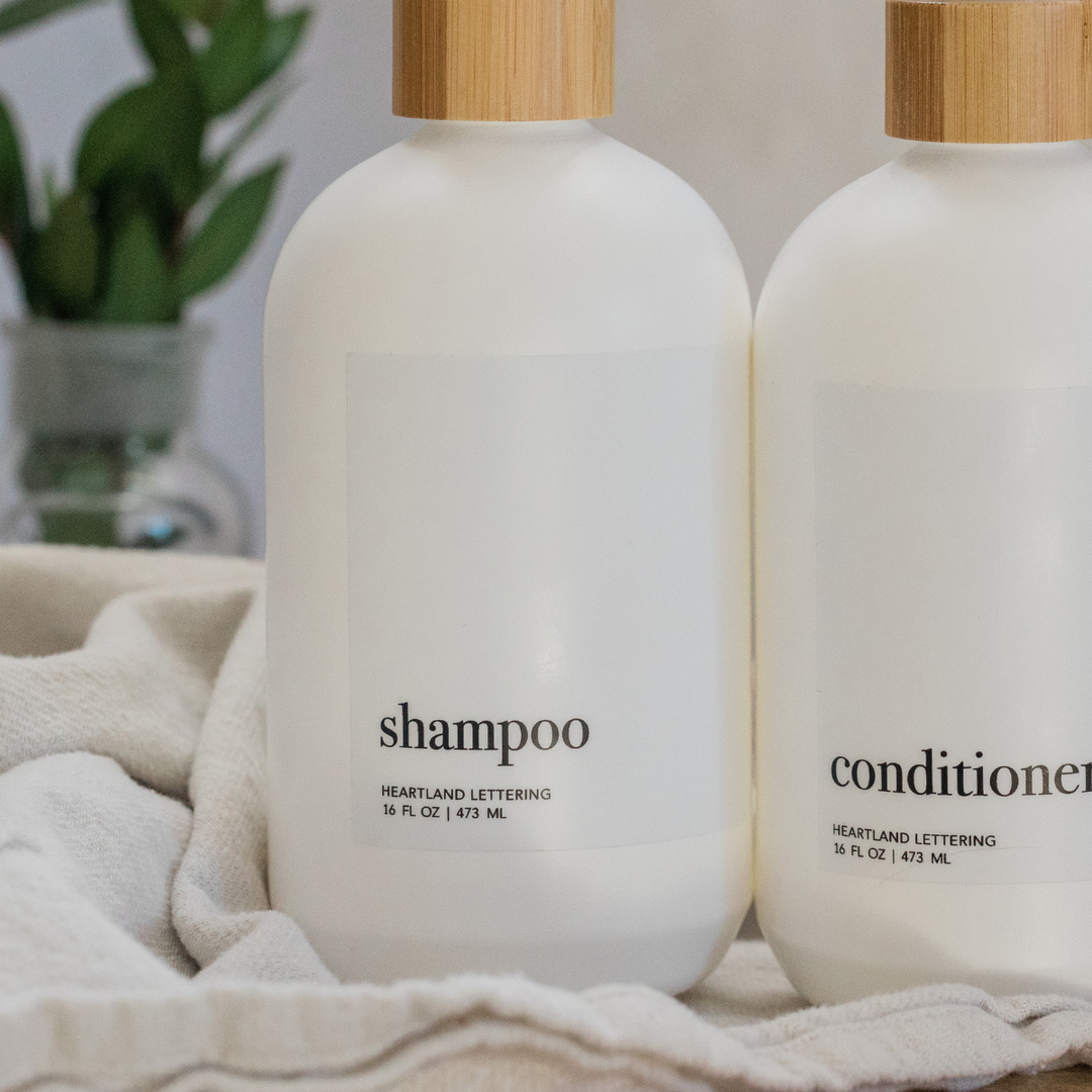 Amenities Hotel shampoos