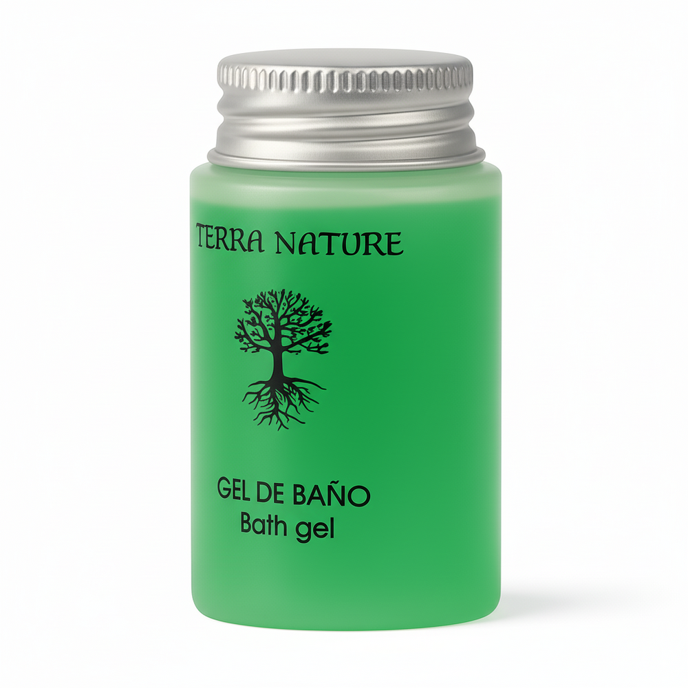 Bath gel for hotels and tourist apartments