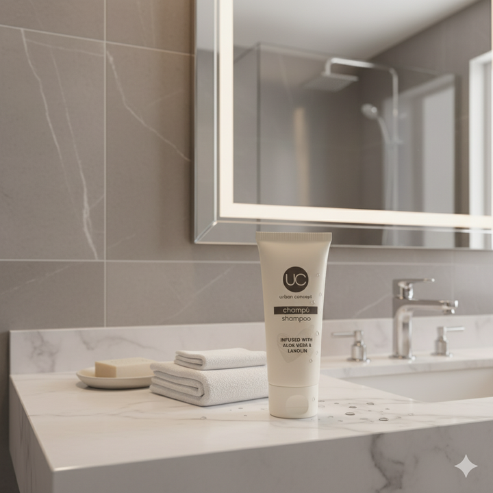 Urban Concept wholesale hotel shampoo in 30 ml container