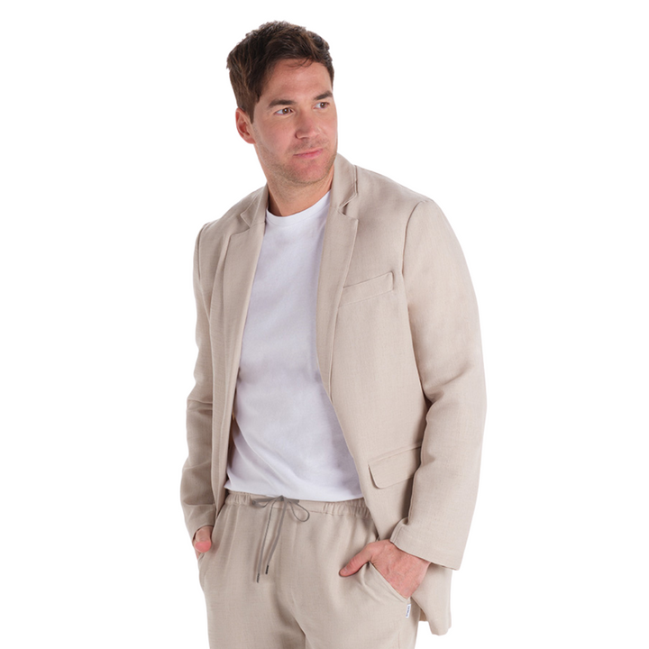 Men's beige frock coat for hotel reception uniforms