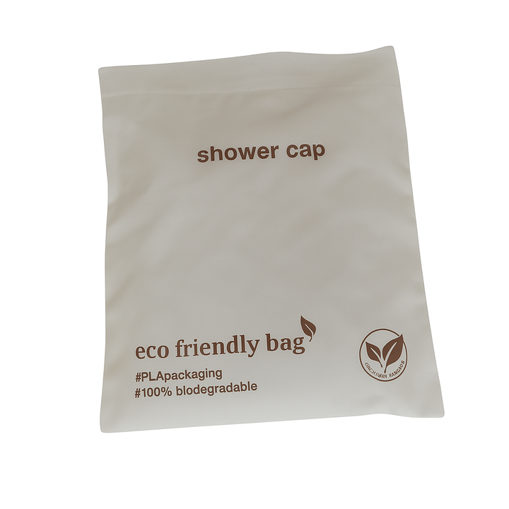 Ecological bathing cap for hotels, resorts and spas.