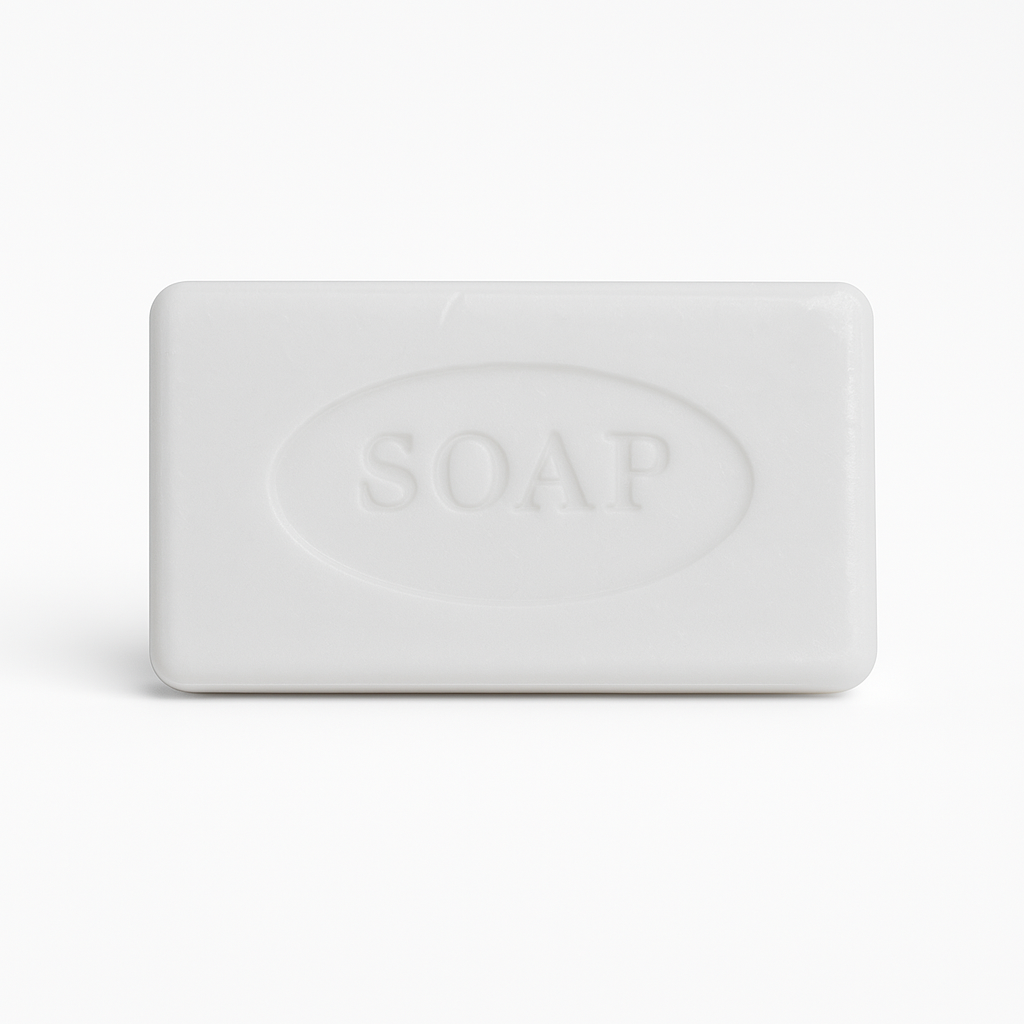Terra 10 g complimentary soap in recycled FSC packaging