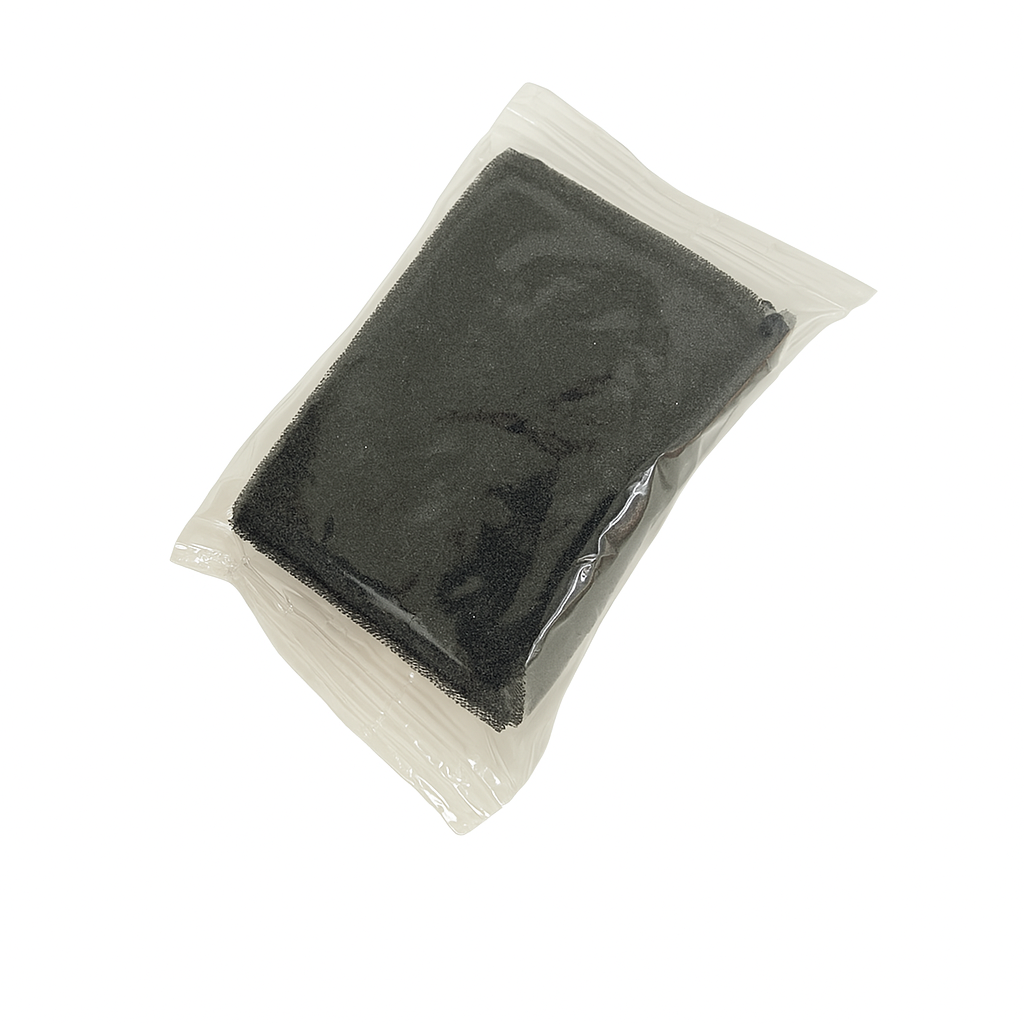 Cellophane shoe polish in transparent flow pack for hotels and wholesalers