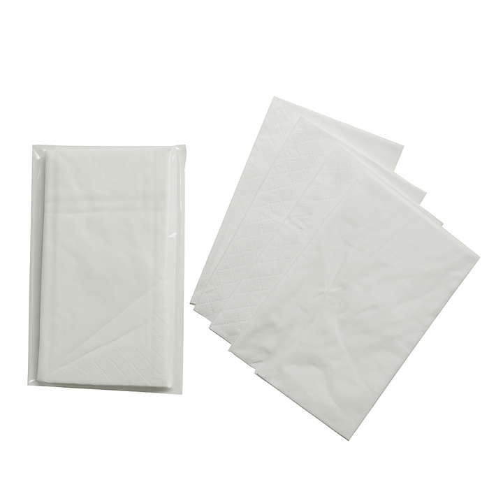 Wholesale disposable tissues packaged in transparent cellophane.