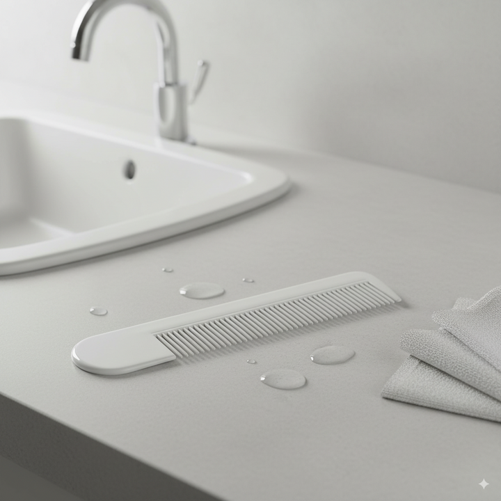 Practical and comfortable hotel combs for amenities.