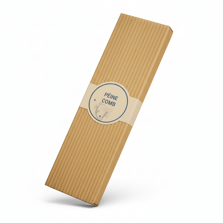 Blue hotel comb, practical and resistant, ideal for hotel amenities.