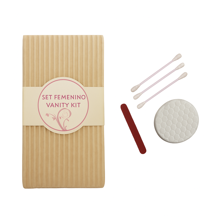 Romero women's set for hotels with discs, sticks and files