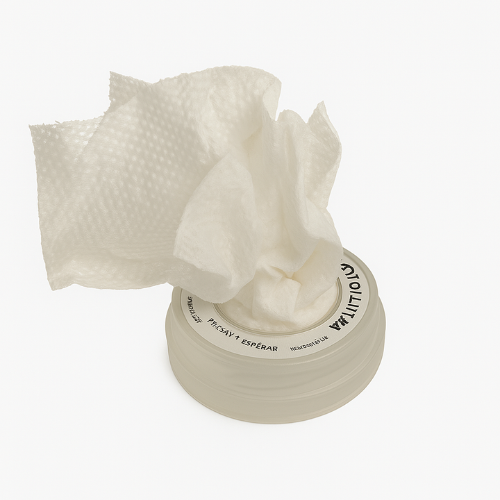 Compact, 100% biodegradable, ready-to-use hospitality towelette for guests.