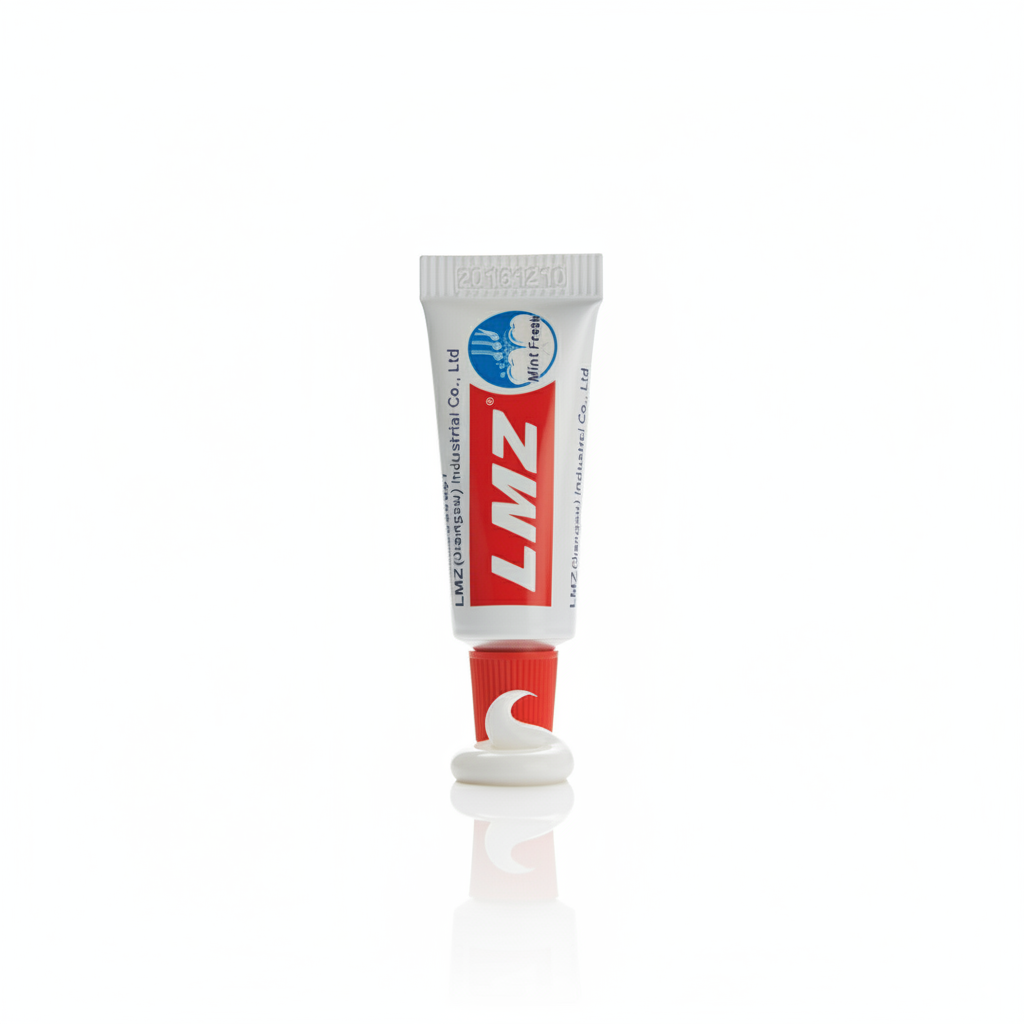 Toothpaste tube wholesale, classic format.