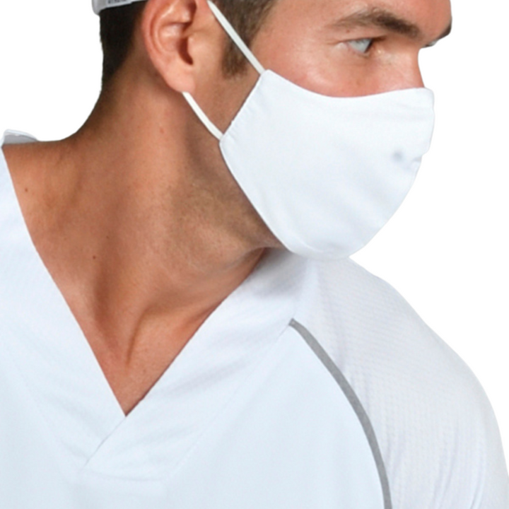 White Mesh Sanitary Tunic