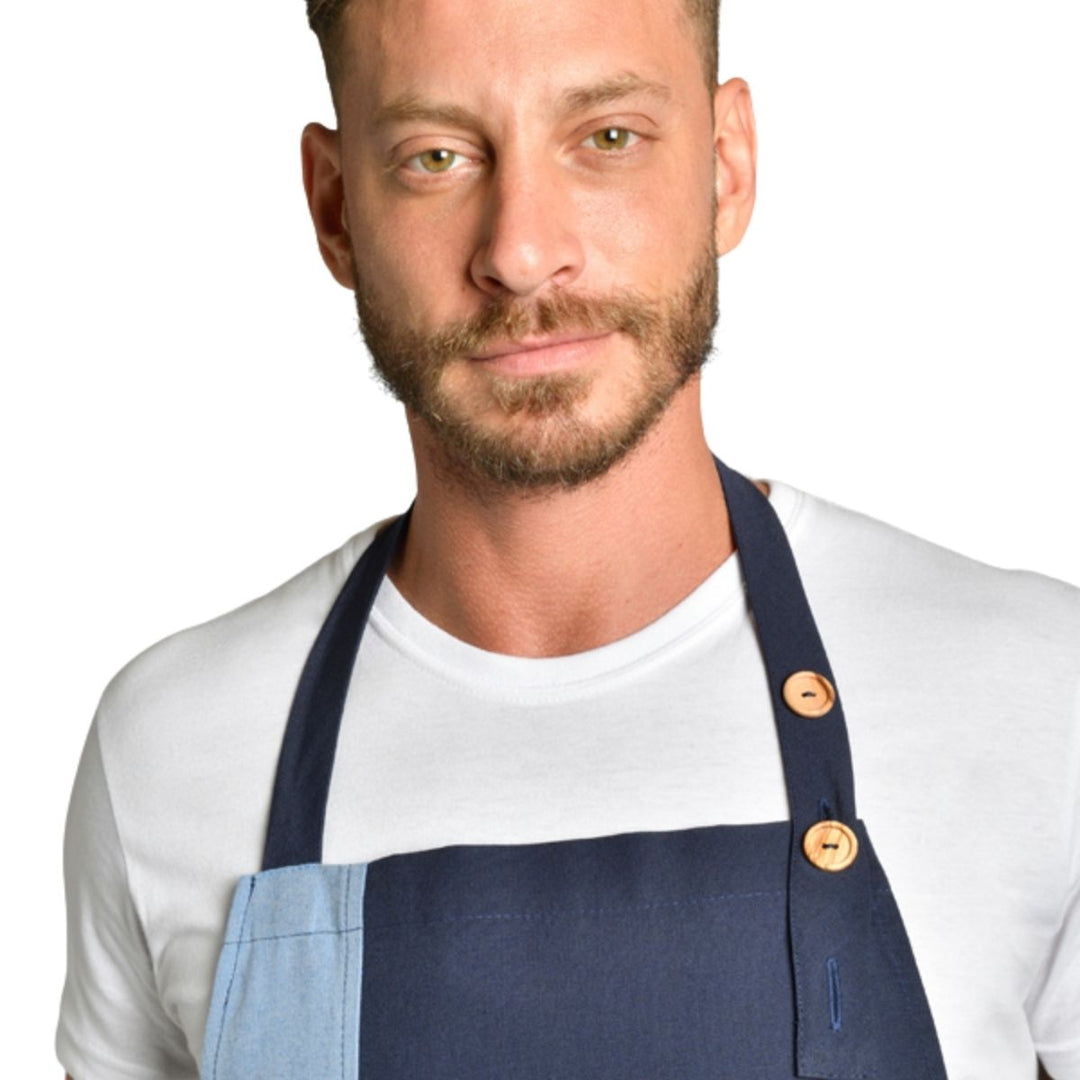 Blue Canvas Apron