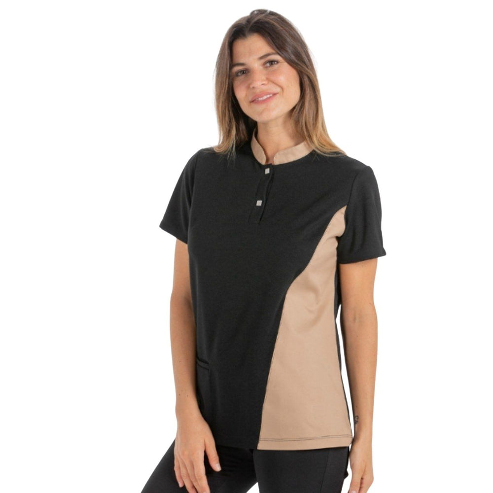 Miss Sand Side Black Polo - Pink Ant SL