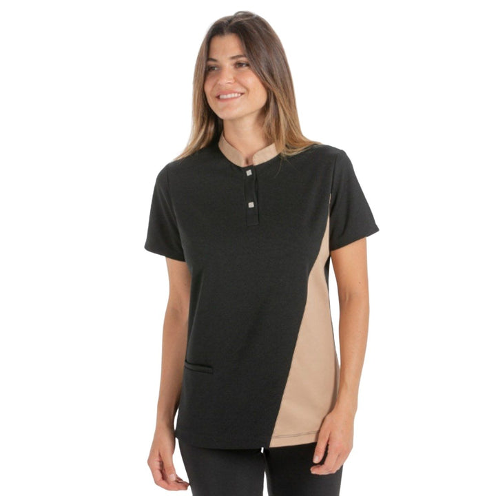 Miss Sand Side Black Polo - Pink Ant SL