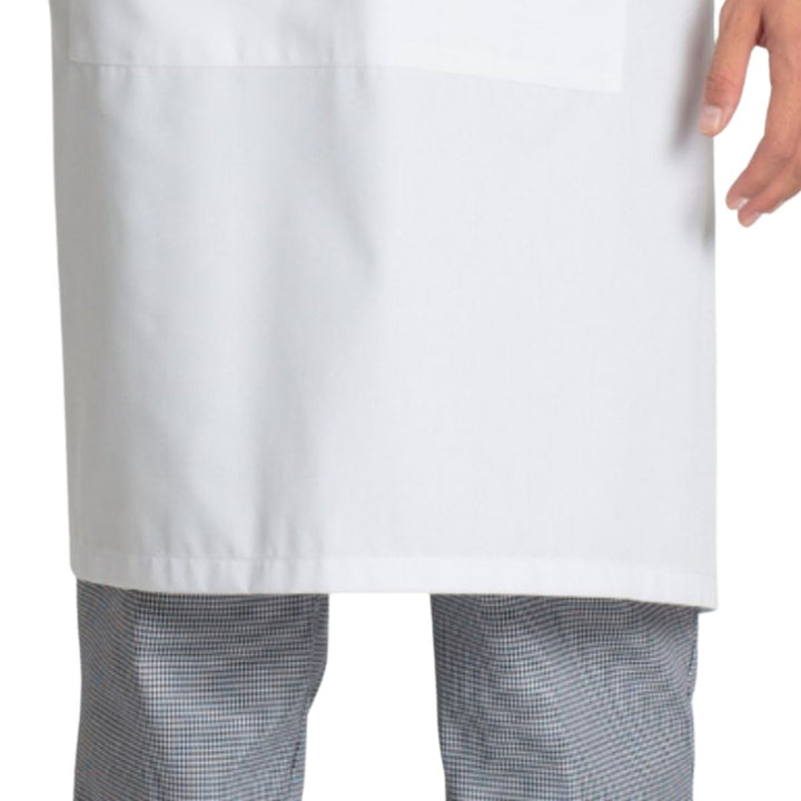 White Bib Apron - Pink Ant SL