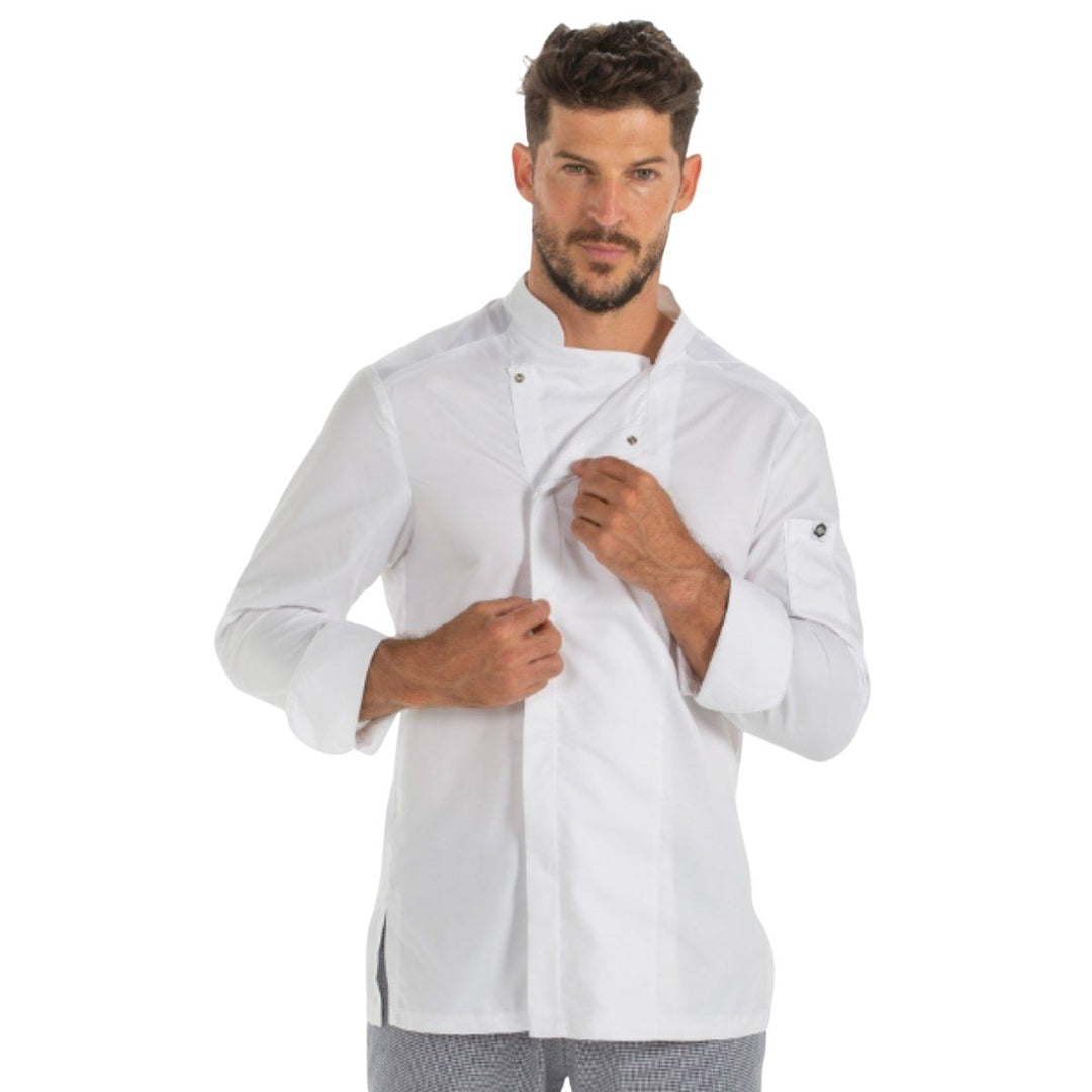 Hotel and catering uniforms chef jacket long sleeve microfiber