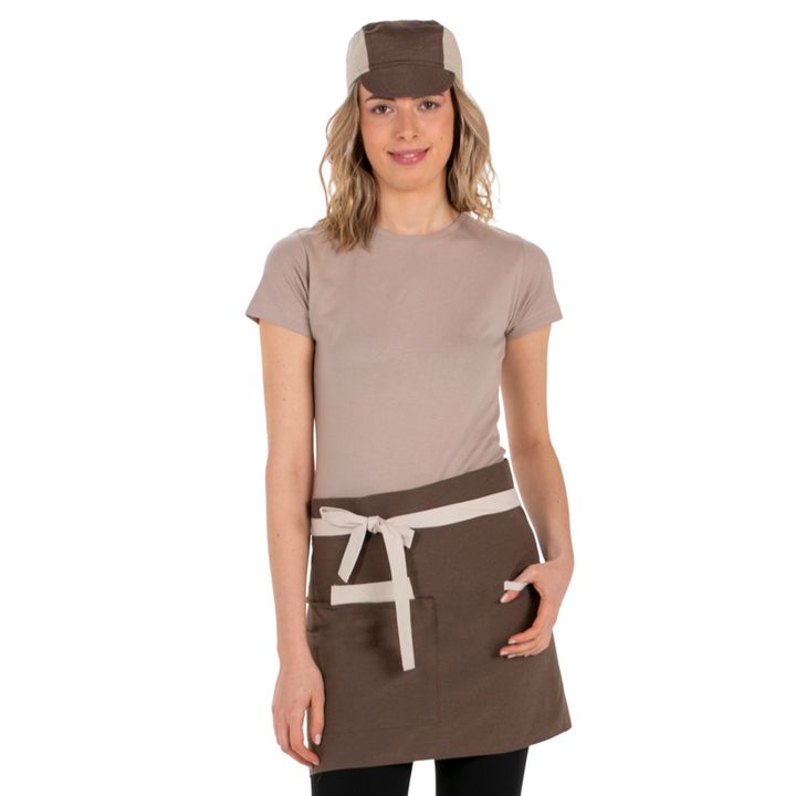 Brown Short Canvas Apron