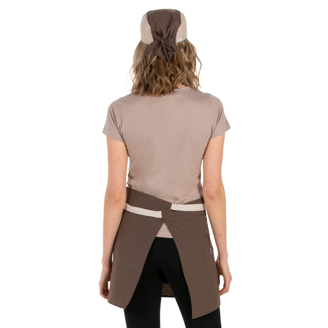 Brown Short Canvas Apron