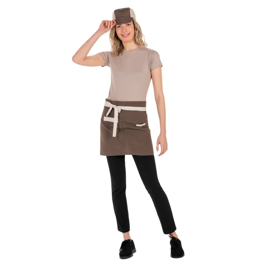 Brown Short Canvas Apron