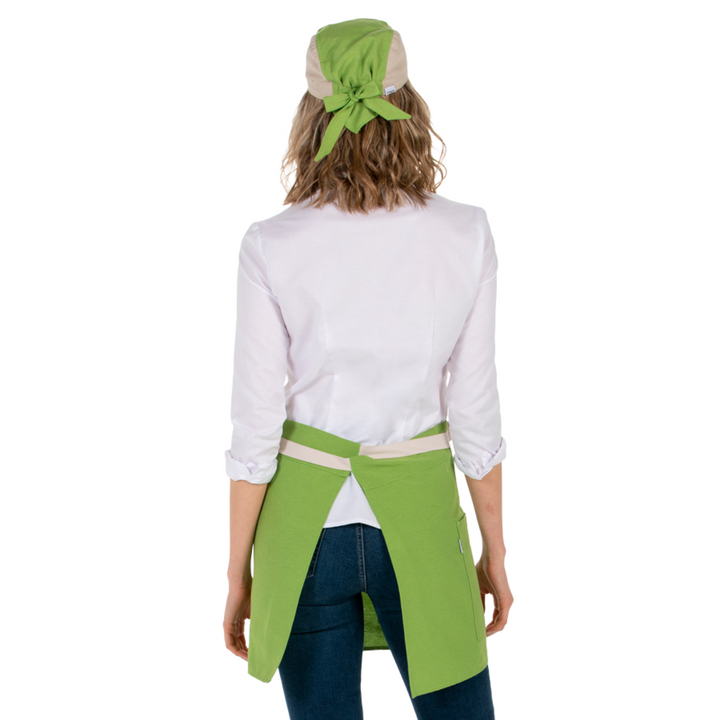 Green Canvas Short Apron