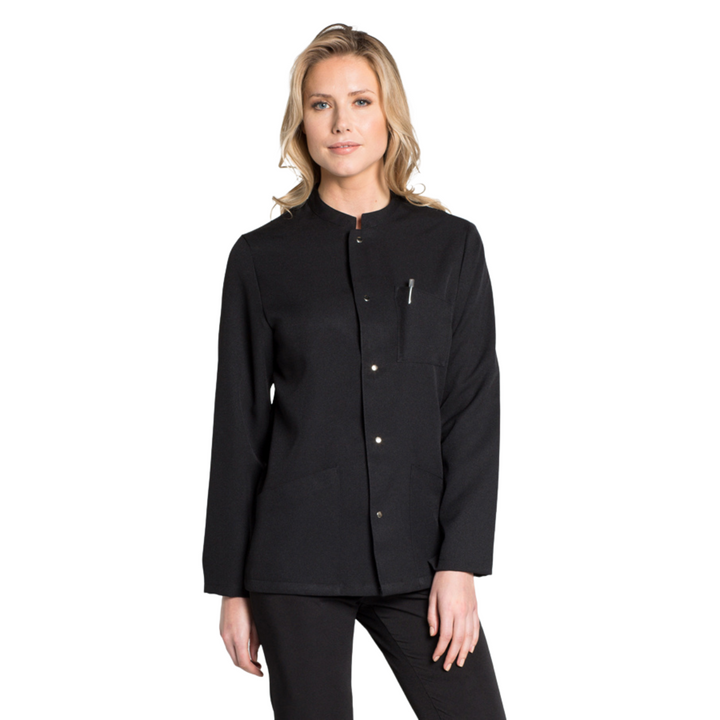 Black Unisex Long Sleeve Jacket