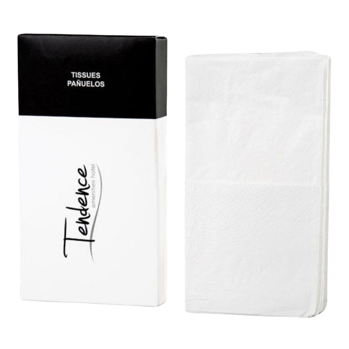 Hotel handkerchiefs wholesale in carton box, 5 pieces per package