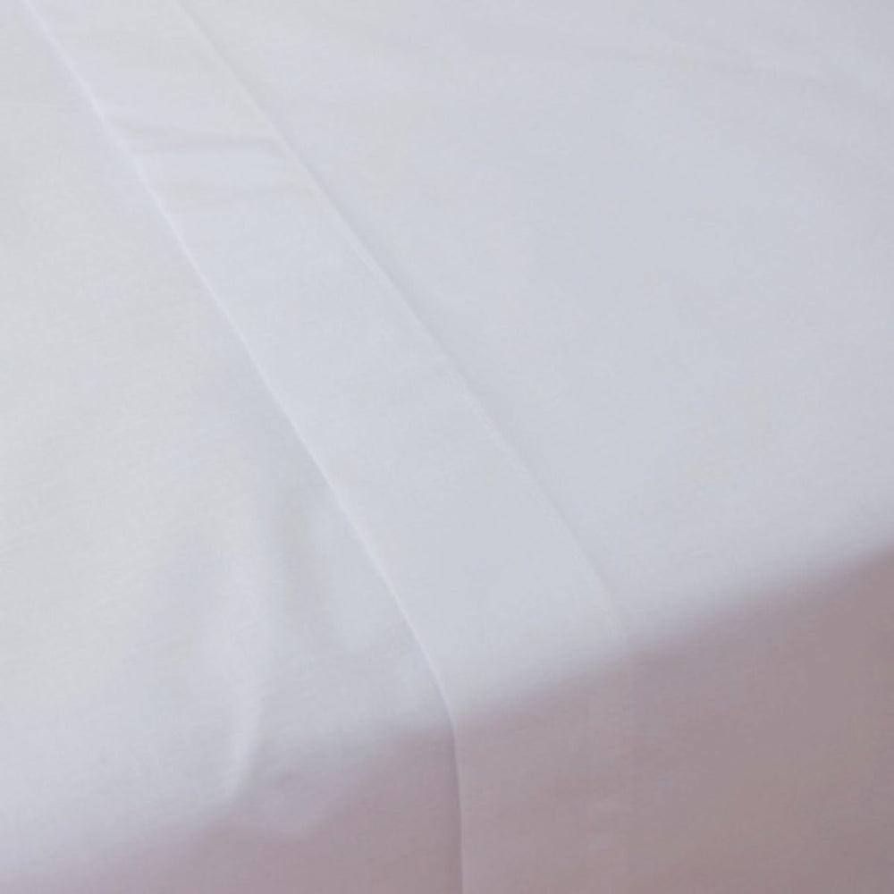 White Cotton-Polyester Cotton-Polyester Top Sheets - Pink Ant SL