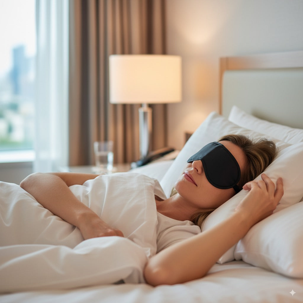 Masque de sommeil en gros, conception ergonomique pour un sommeil réparateur.