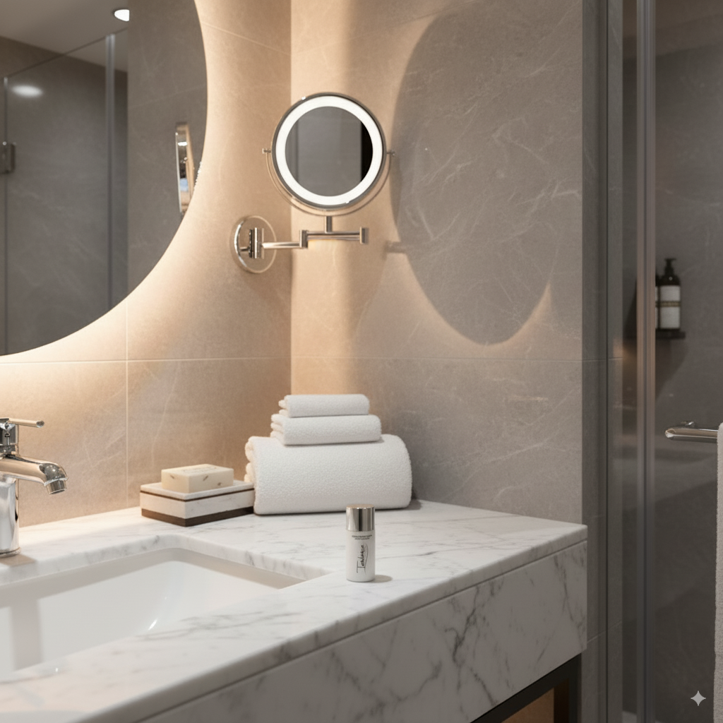 Crème hydratante en pot pour hôtels et centres de villégiature, présentation 40 ml.