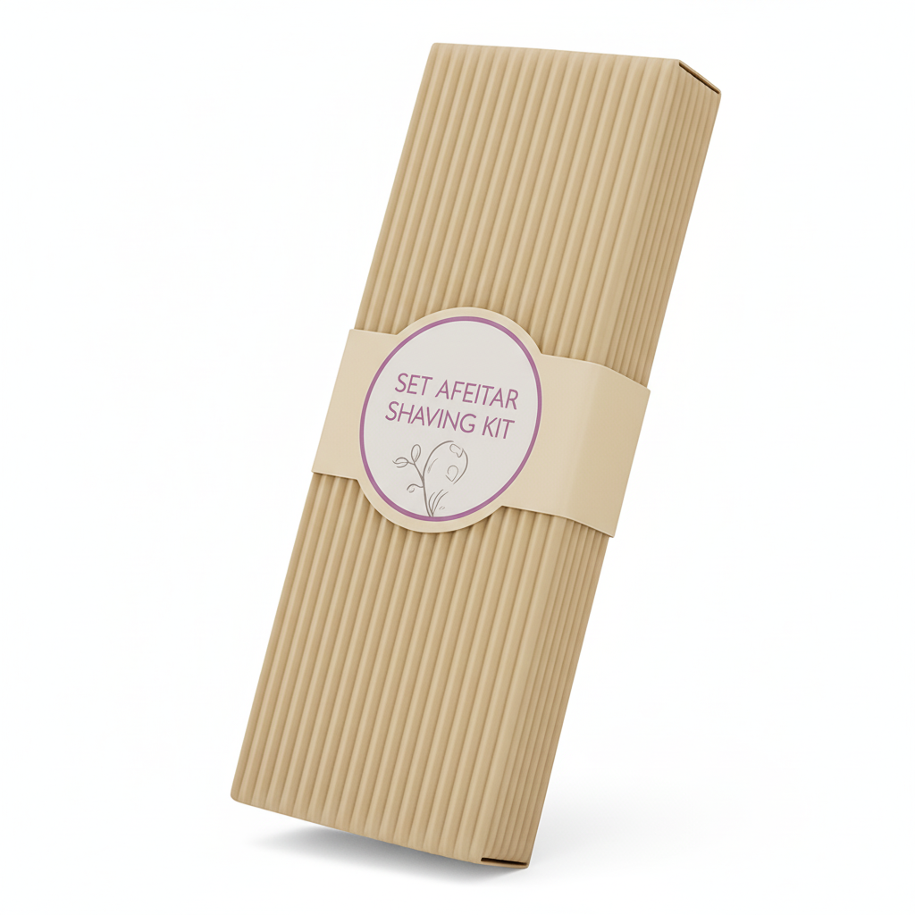 Kit de rasage pour homme pratique et élégant pour les équipements d'hôtel