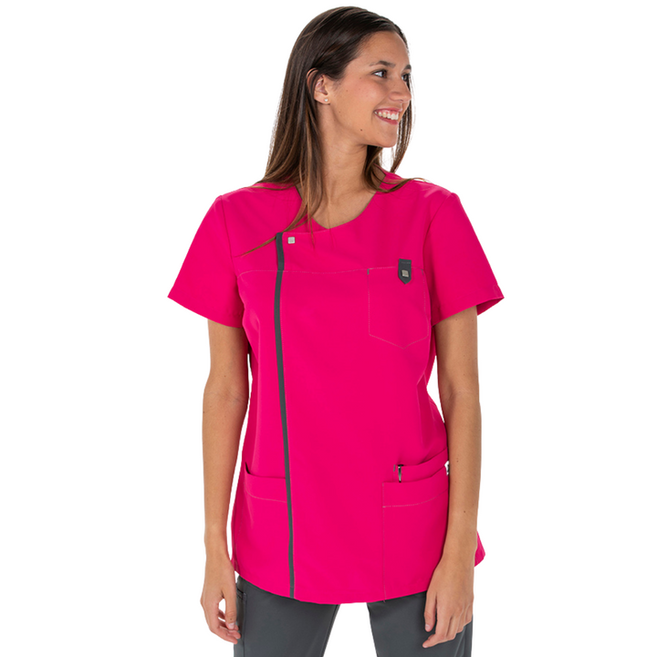 Veste Tape Femme Santé Fuchsia