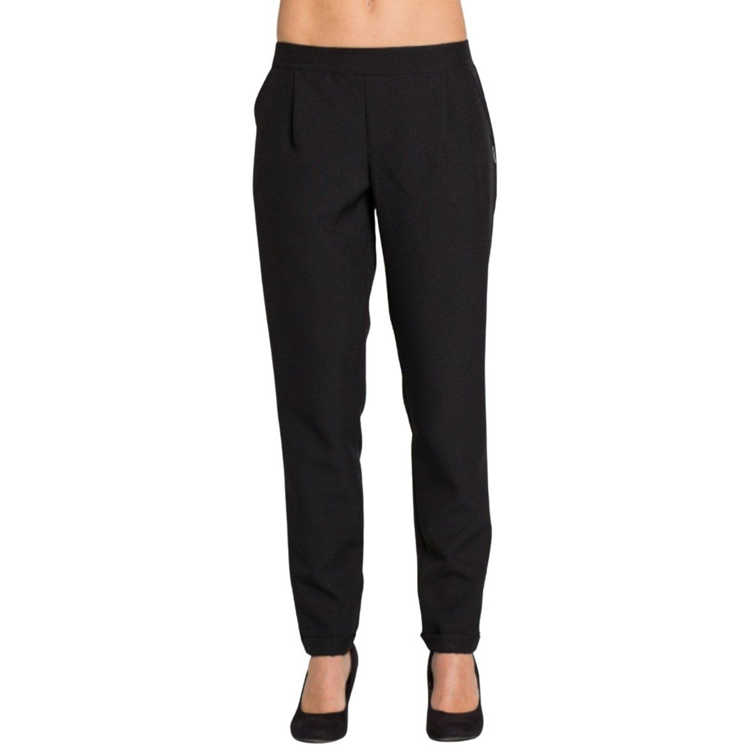 Pink Ant Pantalons pour femmes Ourlet noir - SL