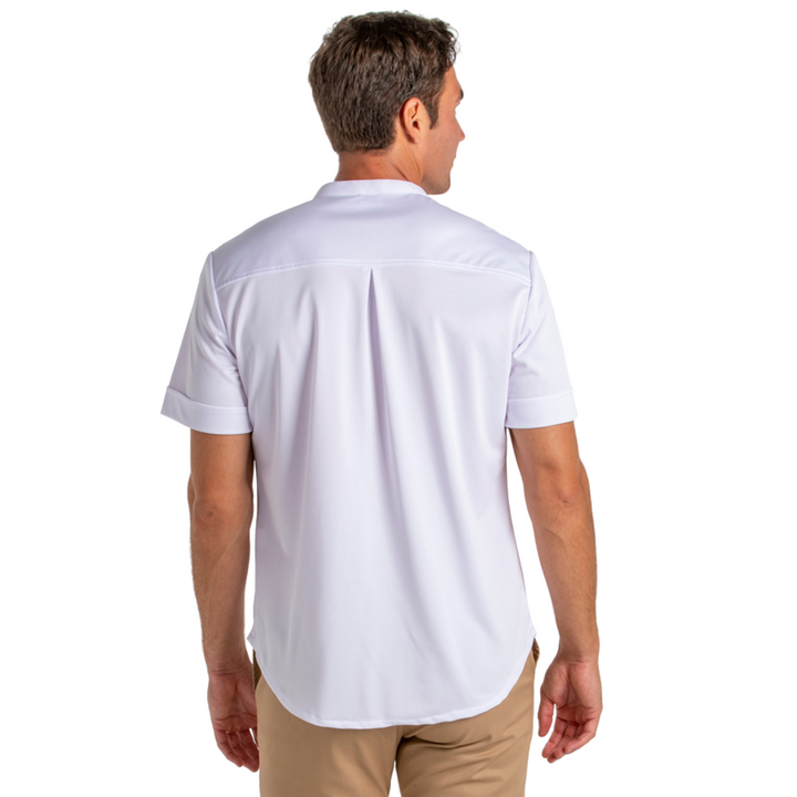 Veste légère pour serveur avec tissu antibactérien et poche poitrine