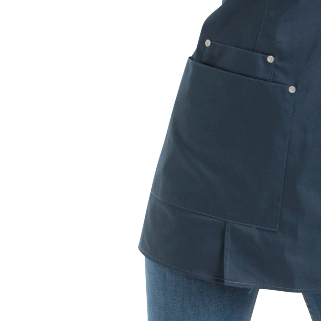 Tablier de femme robuste avec double poche latérale pour les bars et les cafés