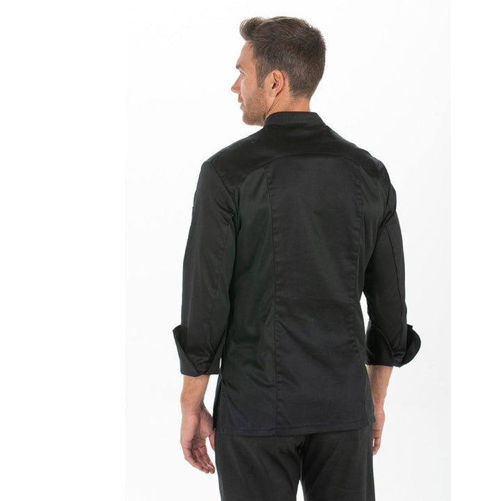 Veste Cuisinier Noire Boucles