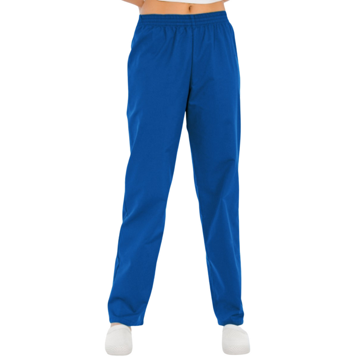 Pantalon bleu classique unisexe pour le personnel de nettoyage