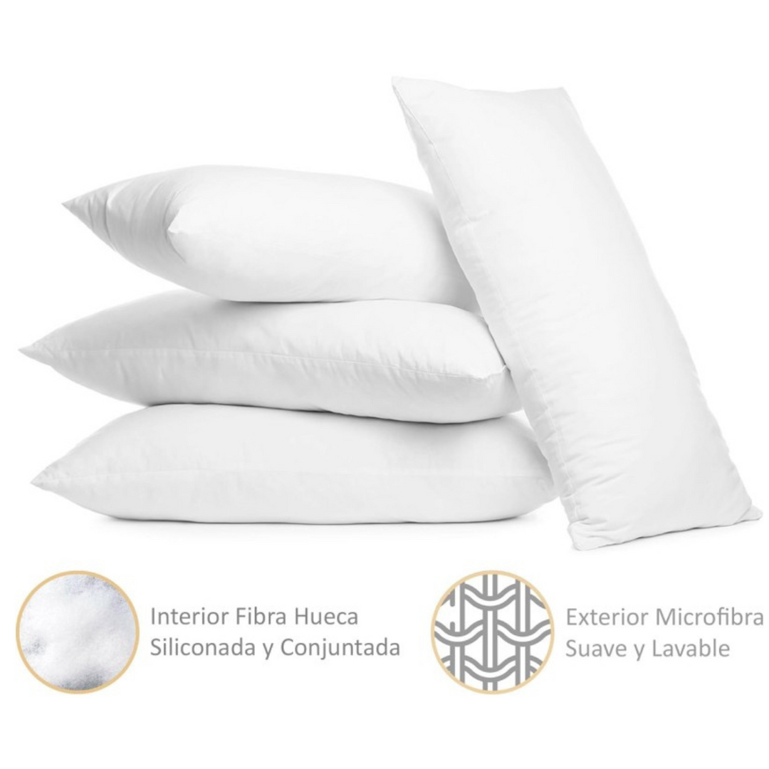 Cuscino per hotel in corallo con fodera in microfibra lavabile