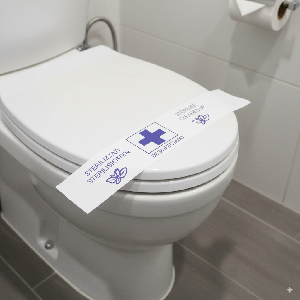 Guarnizioni per toilette per hotel all'ingrosso, pratiche ed eleganti.