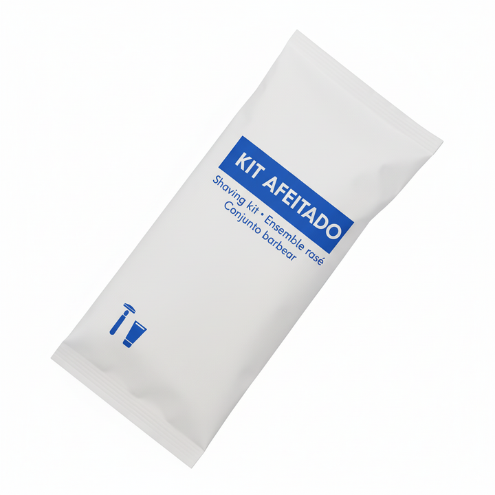 Kit de afeitado para hombres con máquina y crema de afeitar