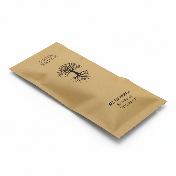 Set da barba Terra sostenibile e pratico per i servizi da uomo