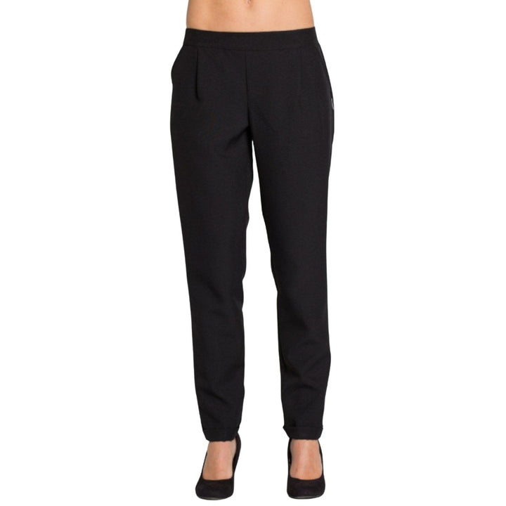 Pink Ant Pantaloni da donna con orlo nero - SL